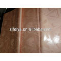 New arrivel African fabric bazin riche jacquard guinea brocade damask wholesale price peach color FYC7024-J in stock